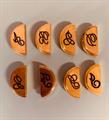 MEZZE LETTERE IN OTTONE          4514   CAD