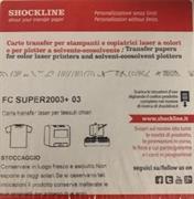 TRANSFERT X TESSUTI CHIARI A3    X LASER SC 100FG