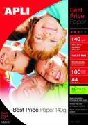 CARTA FOTOGRA.INK.GLOSSY A4 APLI GR.140 BL 100 FG