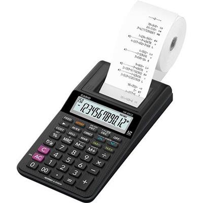 CALCOLATRICE CASIO D/TAV.HR-8RCE-BK-W   CAD