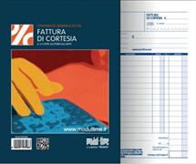 FATTURA DI CORTESIA  3/C 150X210 33X3   CAD