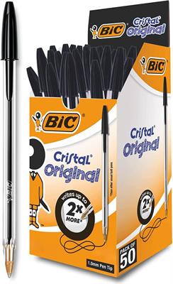 PENNA BIC CRISTAL                NERA   SC 50 PZ