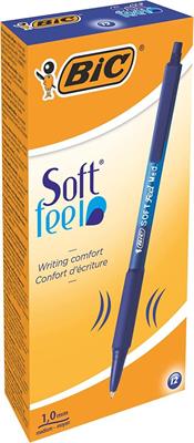 PENNA SOFT FEEL CLIC GRIP        BLU'   SC 12 PZ