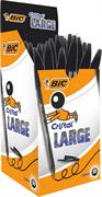 PENNA BIC CRISTAL LARGE P.1,6    NERA   SC.50 PZ