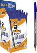 PENNA BIC CRISTAL LARGE P.1,6    BLE'   SC.50 PZ