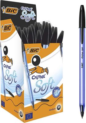 PENNA BIC CRISTAL SOFT           NERA   SC 50 PZ