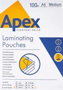 POUCHES POLIES.APEX      A4      125 MY BL 100 PZ