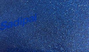 CARTONCINO GLITTER BLU'  50X65   GR.330 BL  5 FG