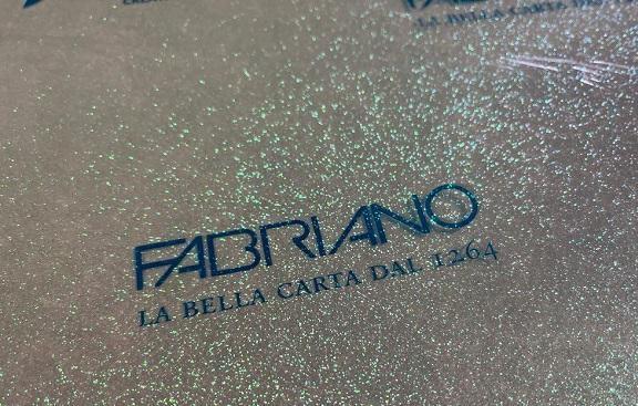 CARTONCINO GLITTER VERDE 50X65   GR.330 BL  5 FG