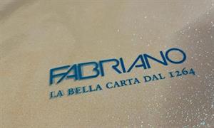 CARTONCINO GLITTER GIALL.50X65   GR.330 BL  5 FG
