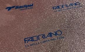 CARTONCINO GLITTER ROSA  50X65   GR.330 BL  5 FG