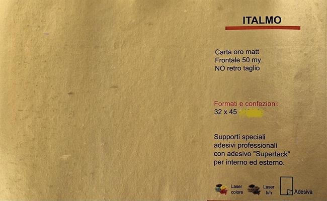 ADESIVA CARTA ORO M.LASE.32X45   PLOT.  PK 200 FG