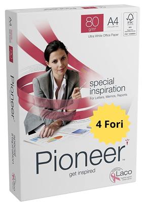 CARTA 4 FORI PIONEER     A4      GR.80  RS 500 FG