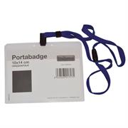 PORTABADGE C/CORDON.ORIZ.140X100 NIK    SC 30 PZ