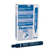 MARKER PENTEL N50  PERMA.P.TONDA BLU'   SC 12 PZ
