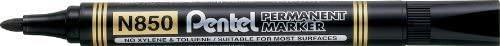 MARKER PENTEL N850 PERMA.P.TONDA B/N/R  SC 12 PZ
