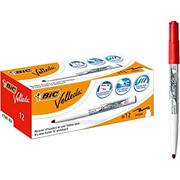 MARKER BIC VELLEDA CANCE.P.TONDA ROSSO  SC 12 PZ