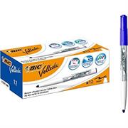 MARKER BIC VELLEDA CANCE.P.TONDA BLU'   SC 12 PZ