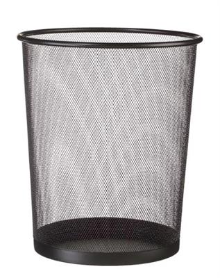 CESTINO GETTACARTA NERO  METAL   8133   CAD