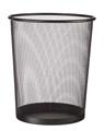 CESTINO GETTACARTA NERO  METAL   8133   CAD