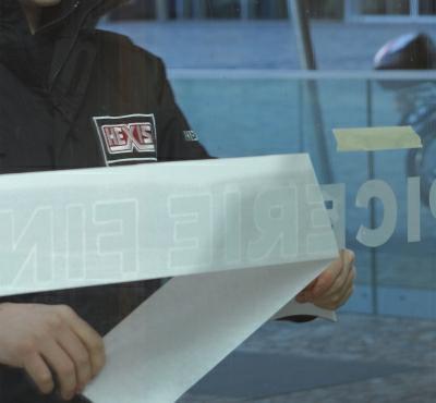 APPLICATION TAPE TRASP.  122X100 GOFFRA.RT