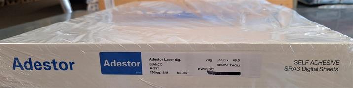 ADESIVA S/T USO MANO LAS.33X48   OPACA  PK 250 FG