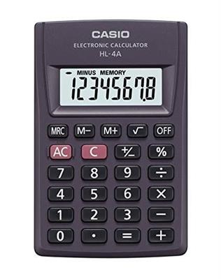 CALCOLATRICE CASIO       HL-4A          CAD